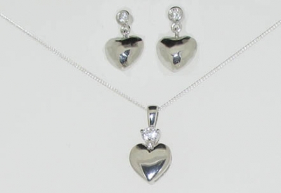 925 STERLING SILVER POLISHED SET.