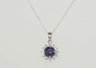 925 CZ PENDANT + CHAIN