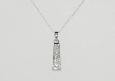 925 CZ PENDANT + CHAIN