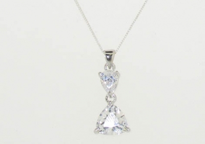 925 CZ PENDANT + CHAIN