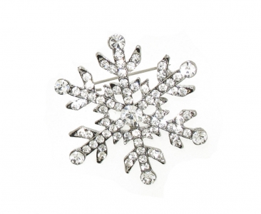 SNOWFLAKE BROOCH