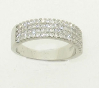 STERLING SILVER CZ RING