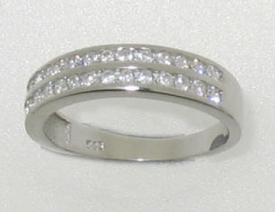 STERLING SILVER CZ RING