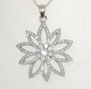 925 DAISY STYLE STERLING SILVER PENDANT