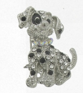 CHEEKY DOG BROOCH