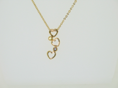  HEARTS DROP PENDANT