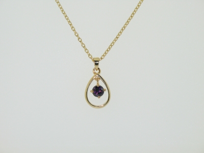 OPEN TEARDROP PENDANT