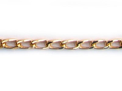 LONG CURB CHAIN (HALF-ROUND WIRE)