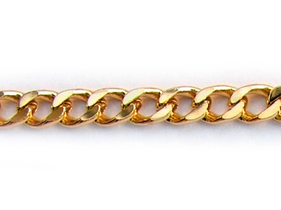 CURB CHAIN (HALF-ROUND WIRE)