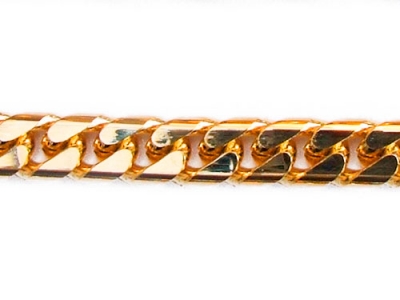 DIAMOND CUT CURB CHAIN.