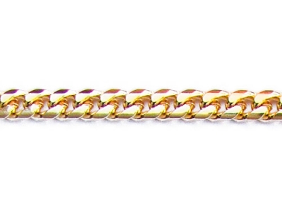 DIAMOND CUT CURB CHAIN.