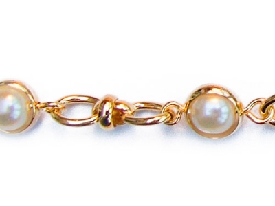 SWIVEL PEARL CHAIN