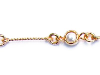 SWIVEL PEARL CHAIN