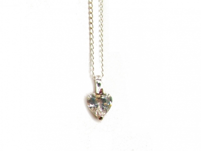 925 STERLING SILVER HEART PENDANT.