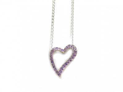 925 STERLING SILVER HEART.