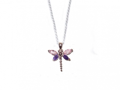 925 STERLING DRAGONFLY PENDANT.