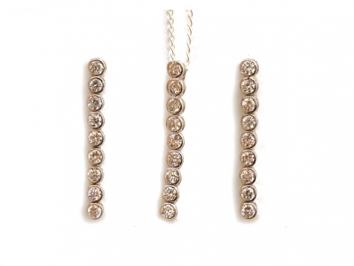 925 STERLING SILVER LONG DROP SET