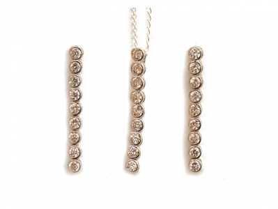 925 STERLING SILVER LONG DROP SET