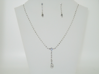 DIAMANTE Y NECKLACE SET