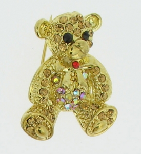 TEDDY BEAR BROOCH