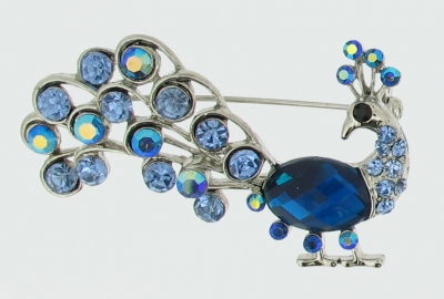 PEACOCK BROOCH