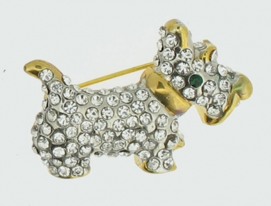 SCOTTIE BROOCH